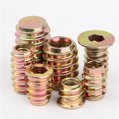 Snærðar innlegg fyrir tré M8